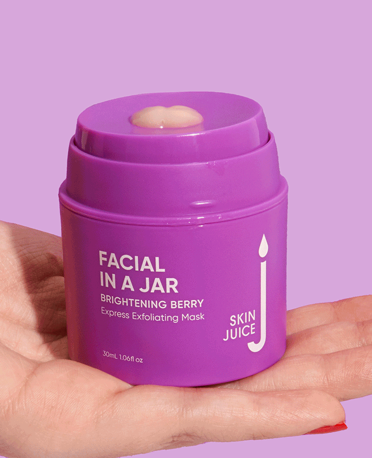 Facial In A Jar - Brightening Berry Express Exfoliating Mask
